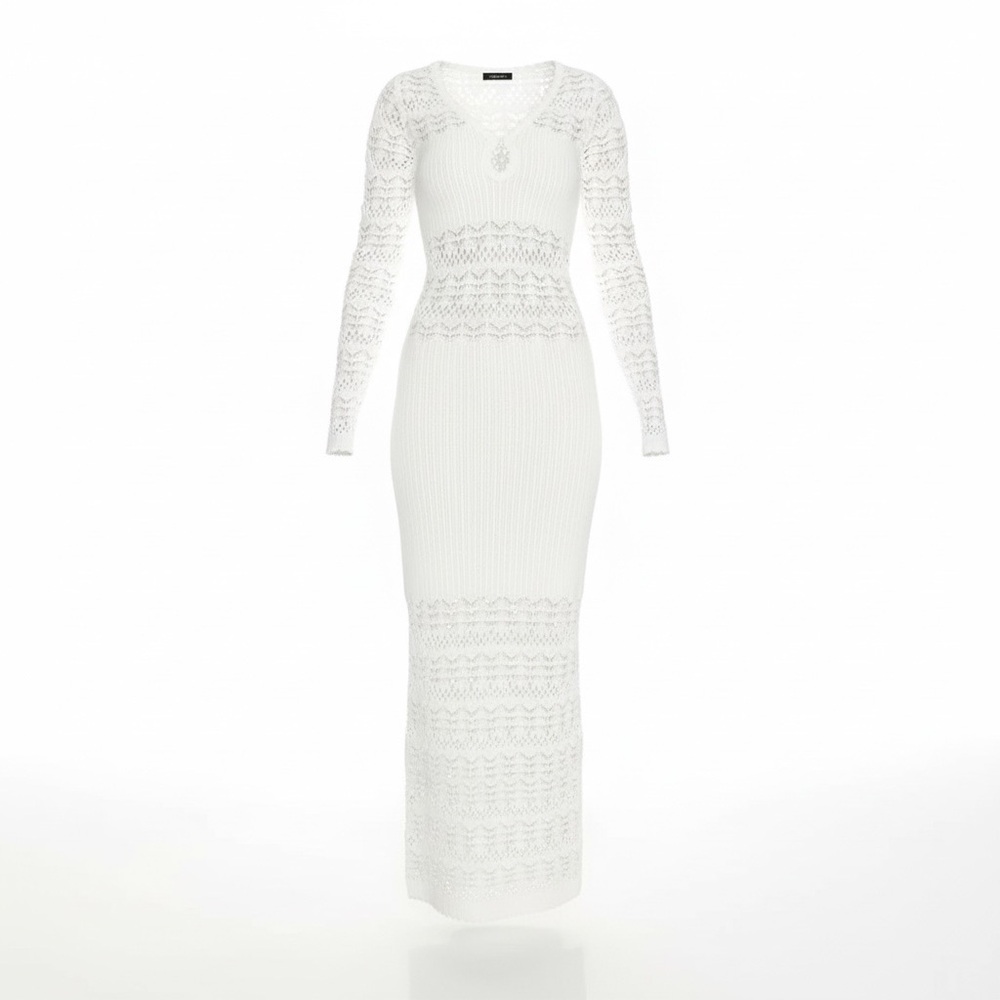 Forever 21 Open-Knit Maxi Sweater Dress